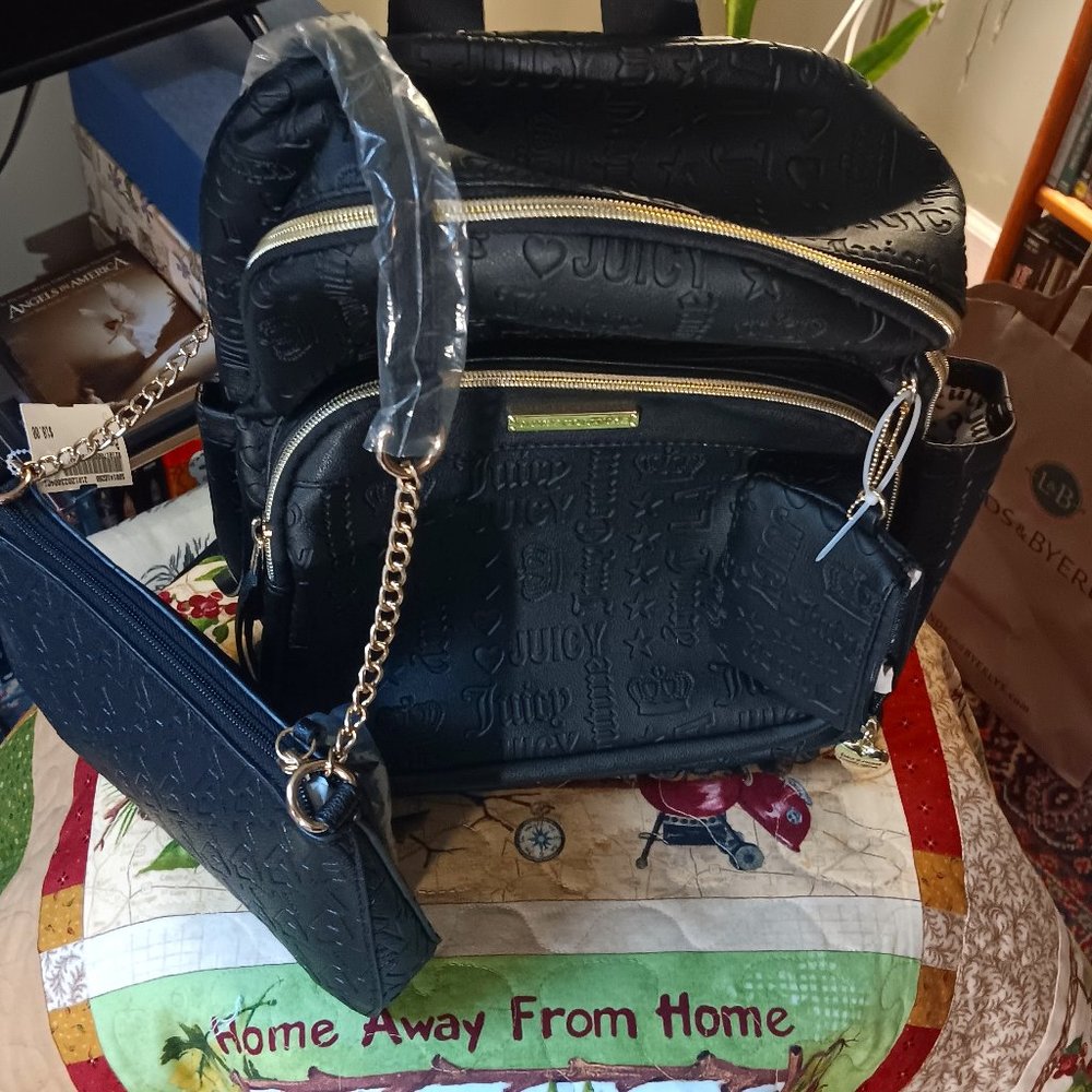 Juicy Couture backpack and purse set